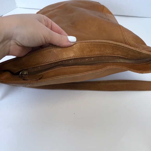 boulder ridge Bags Boulder Ridge Brown Leather Bucket Tote Purse